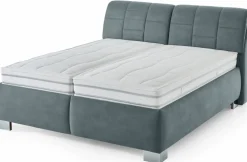 MONDO Polsterbett grau