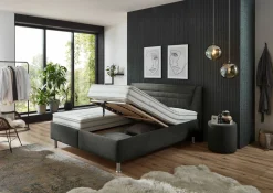 MONDO Polsterbett schwarz