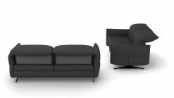 MONDO Polstergarnitur grau