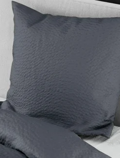 MONDO Seersucker-Bettwäsche schwarz