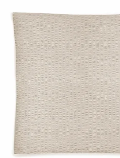 MONDO Seersucker-Bettwäsche beige