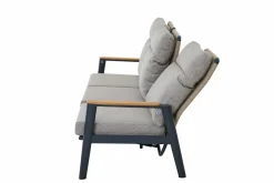 MONDO 3-Sitzer Sofa braungrau