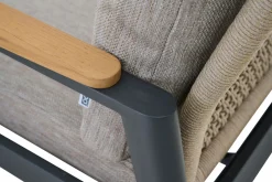 MONDO 3-Sitzer Sofa braungrau