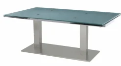 MONDO Säulenesstisch grau