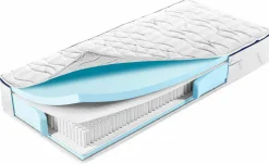 MONDO Taschenfederkenmatratze weiß