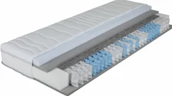 MONDO Taschenfederkernmatratze weiß