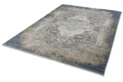 MONDO Webteppich modern graublau