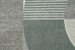 MONDO Webteppich modern weißgraublau