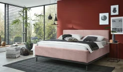 Musterring Designbett pinkrot