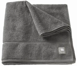 Musterring Duschtuch grau