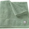 Musterring Duschtuch grün