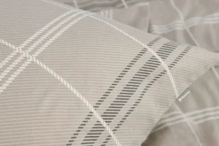 Musterring Flanell-Bettwäsche grau