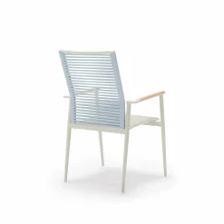 Musterring Gartenstapelstuhl graublau