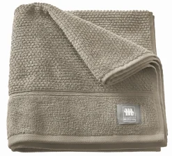 Musterring Handtuch grau