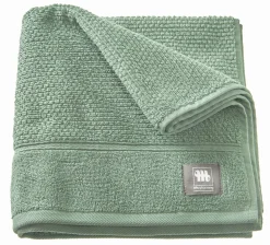 Musterring Handtuch grün