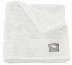 Musterring Handtuch weiß
