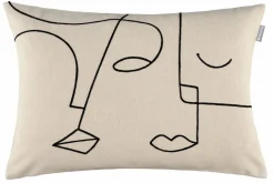 Musterring Kissenhülle beige