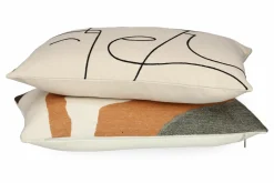 Musterring Kissenhülle beige