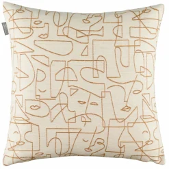 Musterring Kissenhülle beige