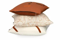 Musterring Kissenhülle rot