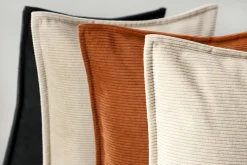 Musterring Kissenhülle schwarz