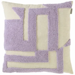 Musterring Kissenhülle violett