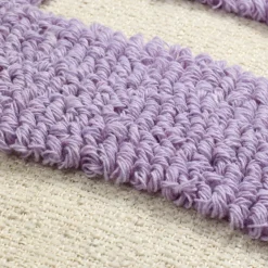 Musterring Kissenhülle violett