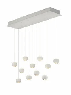 Musterring LED-Pendelleuchte 11flg weiß