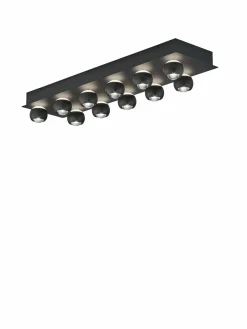Musterring LED-Pendelleuchte 11flg schwarz