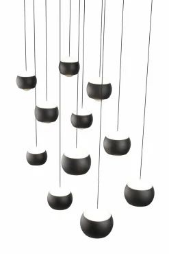 Musterring LED-Pendelleuchte 11flg schwarz