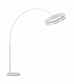 Musterring LED-Stehleuchte 1flg weiß