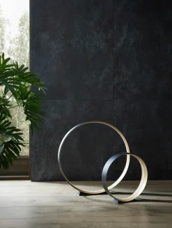 Musterring LED-Tischleuchte 1flg schwarzgoldfarben