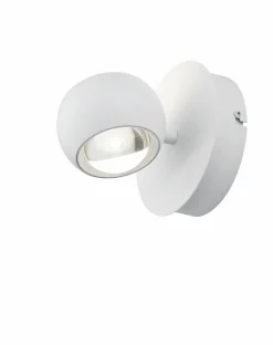 Musterring LED-Wandleuchte 1flg weiß