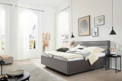 Musterring Polsterbett grau