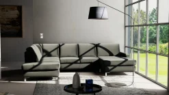 Musterring Polstergarnitur grau