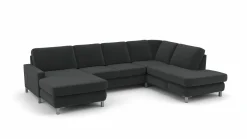 Musterring Polstergarnitur grau