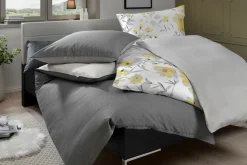 Musterring Satin-Bettwäsche gelb