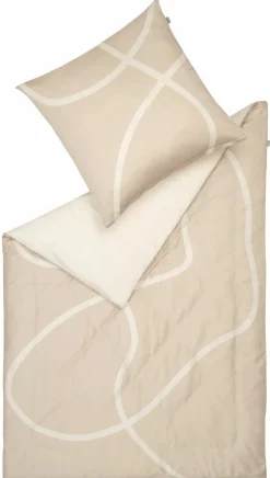 Musterring Satin-Bettwäsche weißbeige