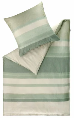 Musterring Satin-Bettwäsche grün