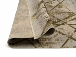 Musterring Webteppich modern grünbraun