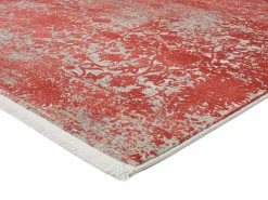 Musterring Webteppich modern rotgrau