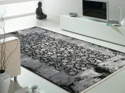 Musterring Webteppich modern grau