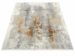 Musterring Webteppich modern goldfarbengrau