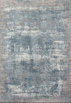 Musterring Webteppich modern graublau