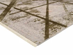 Musterring Webteppich modern beigebraungrün