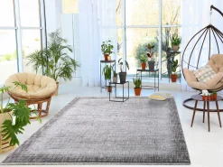 Musterring Webteppich modern grau