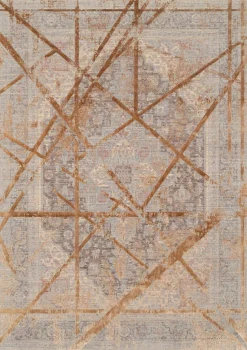 Musterring Webteppich modern braungrau