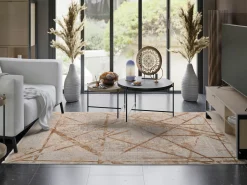 Musterring Webteppich modern braungrau