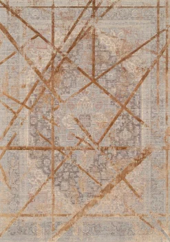 Musterring Webteppich modern braungrau