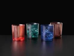 Nachtmann 4er Becherset Colori blaugrünrotbraun